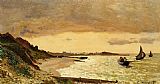 Sainte Canvas Paintings - The Coast at Sainte-Adresse